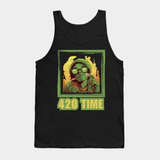 420  Time Stoned Geek Tank Top